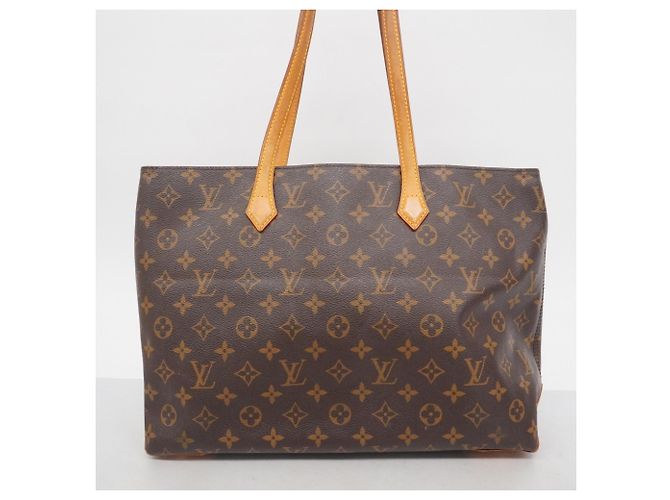 Borsa Tote Wilshire MM Monogram Louis Vuitton Marrone - vista 18