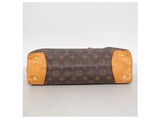 Borsa Tote Wilshire MM Monogram Louis Vuitton Marrone - vista 3