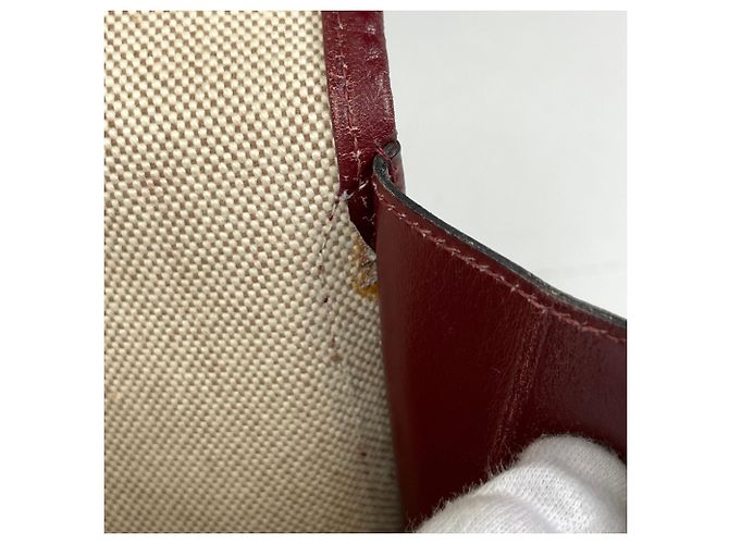 Pochette Clutch H Logo Jige PM di Hermès Rosso - vista 5