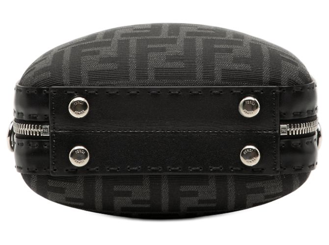 Fendi Schwarze Mini Zucca Canvas Reisetasche - Ansicht 3