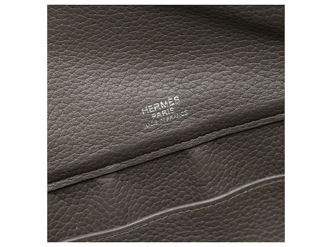 Hermès Grigio Clemence Atlas 42 Marrone - vista 5