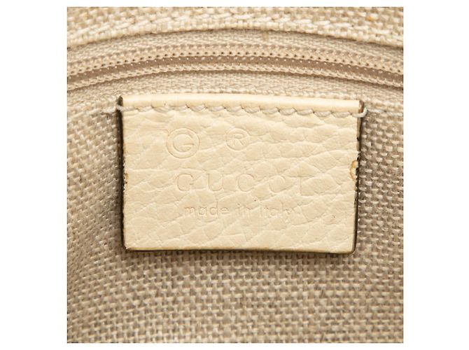 Gucci Bianco Piccolo Dollar Pelle di Vitello Interlocking G Crossbody Crudo - vista 5