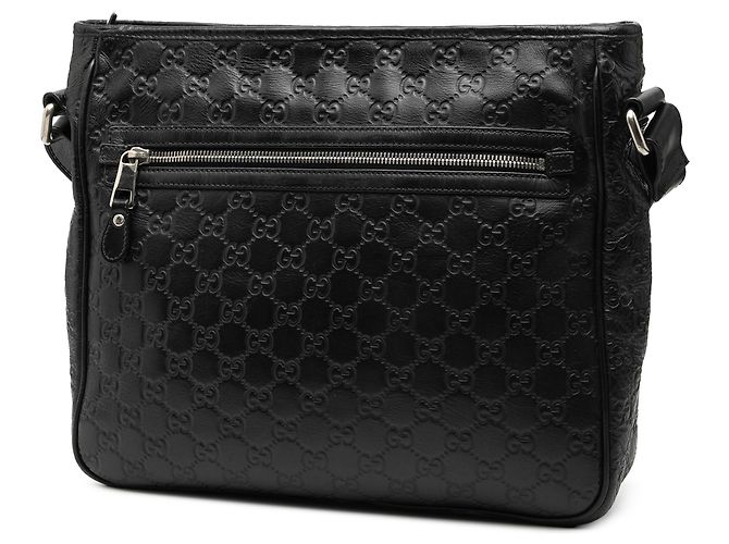 Borsa a tracolla Gucci Guccissima nera Nero - vista 2