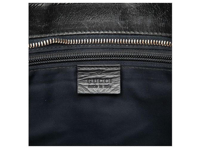 Borsa a tracolla Gucci Guccissima nera Nero - vista 5