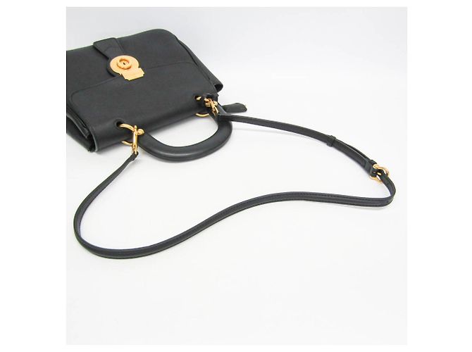 Borsa in pelle da donna Burberry nera Nero - vista 10