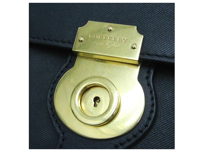 Borsa in pelle da donna Burberry nera Nero - vista 12