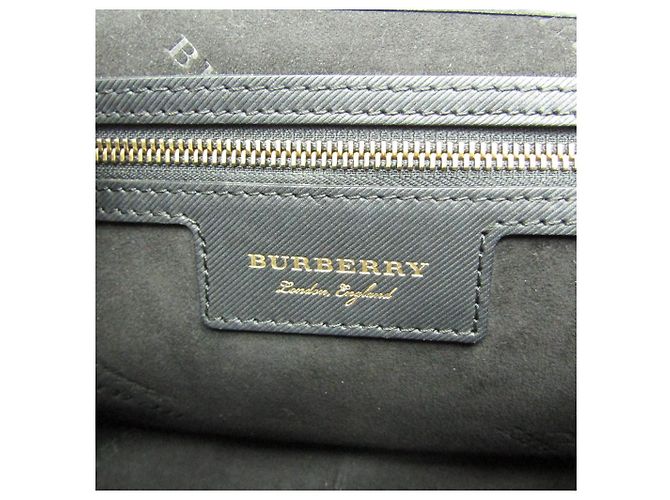 Borsa in pelle da donna Burberry nera Nero - vista 15