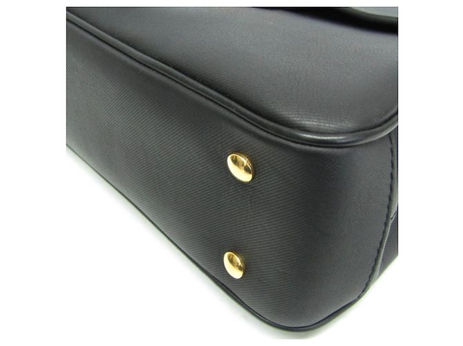 Borsa in pelle da donna Burberry nera Nero - vista 5