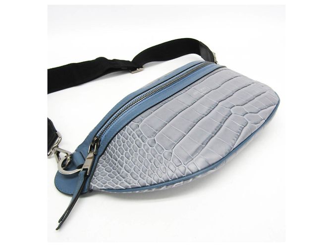Marsupio/borsa a tracolla in pelle da donna Jimmy Choo Marrone Blu - vista 7