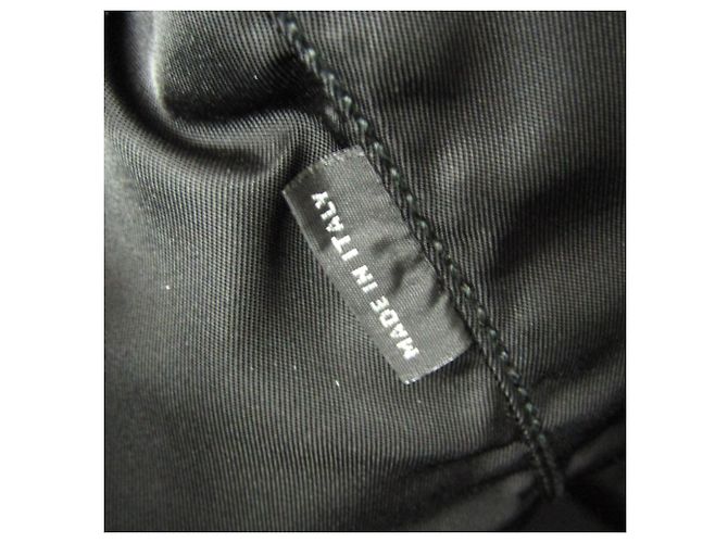 Tote Borsa a Spalla Prada Tessuto 2VG019 Nero Verde chiaro - vista 14