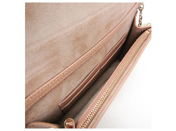 Borsa a spalla 30 Montaigne con catena Christian Dior Beige - vista 3