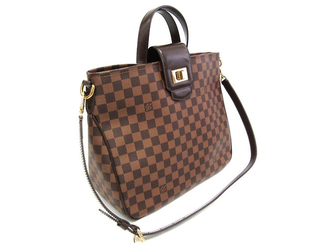 Borsa Louis Vuitton Damier Cabas Roseberry N41177 Damier ebene - vista 5