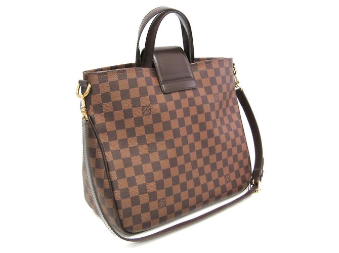 Borsa Louis Vuitton Damier Cabas Roseberry N41177 Damier ebene - vista 6