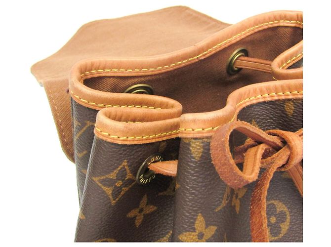 Louis Vuitton Monogram Montsouris MM M51136 Damen Rucksack Braun - Ansicht 10