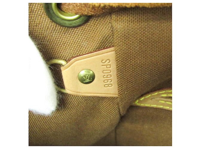 Louis Vuitton Monogram Montsouris MM M51136 Damen Rucksack Braun - Ansicht 12