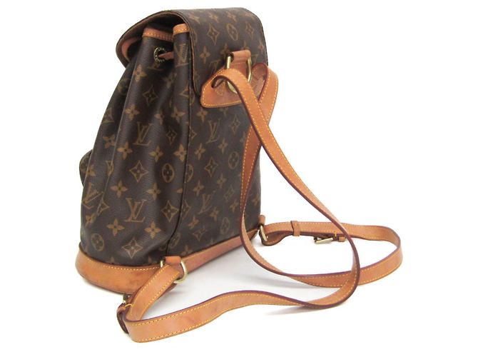 Louis Vuitton Monogram Montsouris MM M51136 Damen Rucksack Braun - Ansicht 2