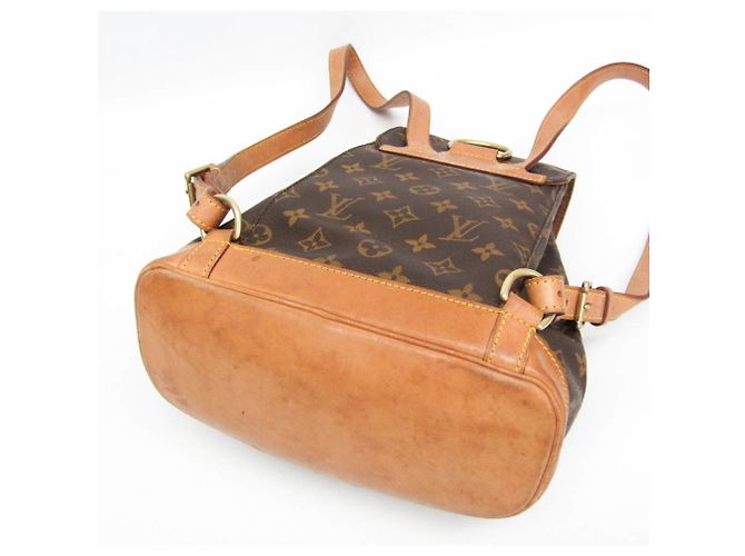 Louis Vuitton Monogram Montsouris MM M51136 Damen Rucksack Braun - Ansicht 4