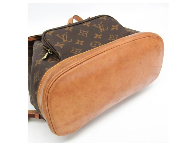 Louis Vuitton Monogram Montsouris MM M51136 Damen Rucksack Braun - Ansicht 5