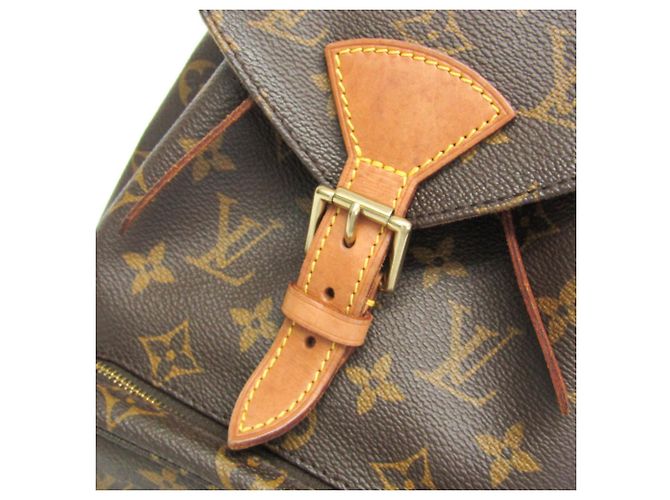 Louis Vuitton Monogram Montsouris MM M51136 Damen Rucksack Braun - Ansicht 6