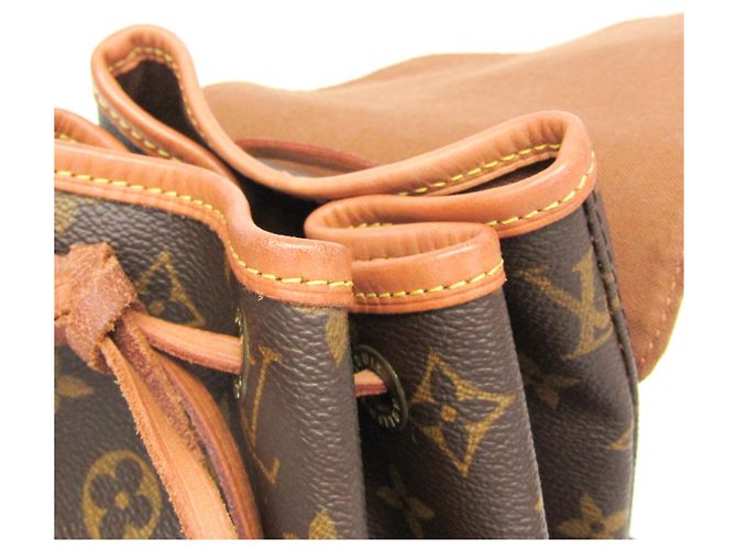 Louis Vuitton Monogram Montsouris MM M51136 Damen Rucksack Braun - Ansicht 11