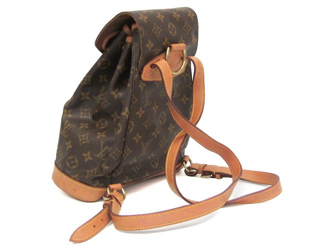 Louis Vuitton Monogram Montsouris MM M51136 Damen Rucksack Braun - Ansicht 2