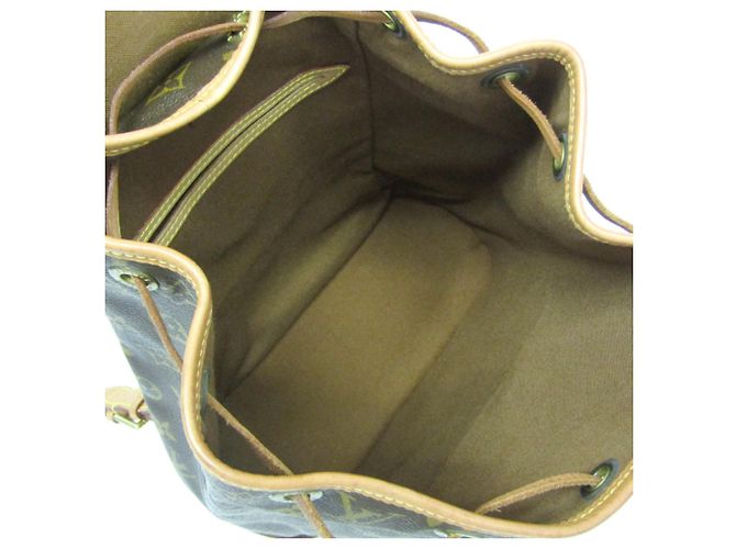 Louis Vuitton Monogram Montsouris MM M51136 Damen Rucksack Braun - Ansicht 3
