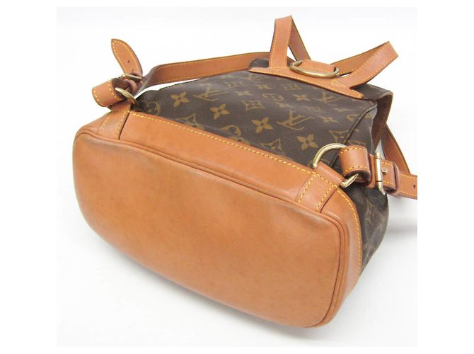 Louis Vuitton Monogram Montsouris MM M51136 Damen Rucksack Braun - Ansicht 4
