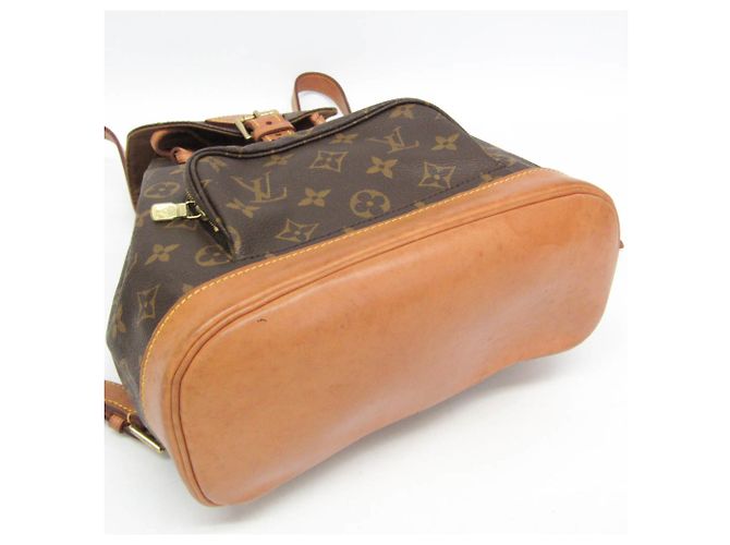 Louis Vuitton Monogram Montsouris MM M51136 Damen Rucksack Braun - Ansicht 5