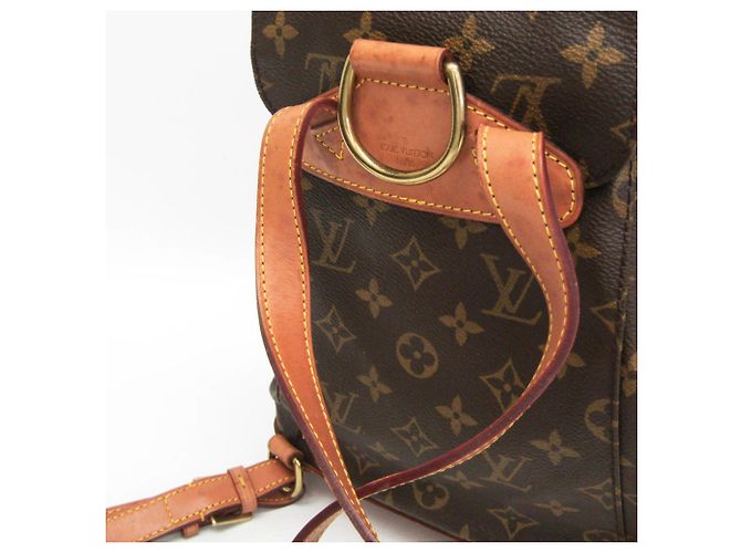 Louis Vuitton Monogram Montsouris MM M51136 Damen Rucksack Braun - Ansicht 7