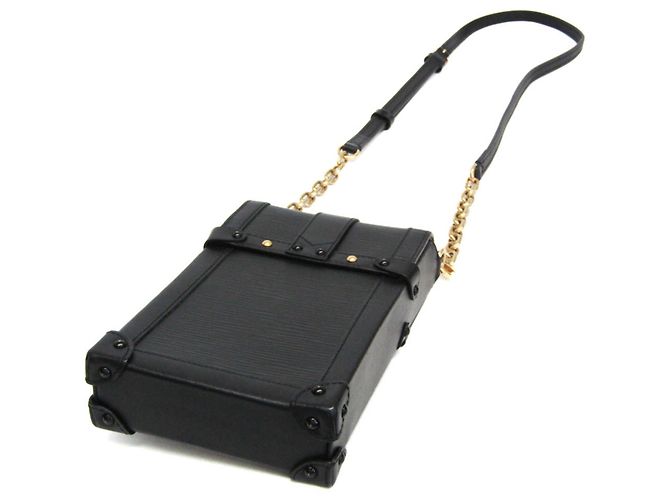 Borsa a Spalla Verticale Epi Trunk di Louis Vuitton Nero - vista 2