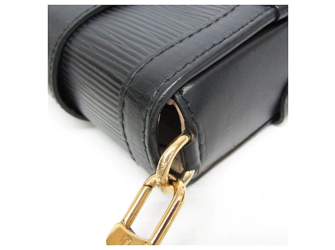 Borsa a Spalla Verticale Epi Trunk di Louis Vuitton Nero - vista 7