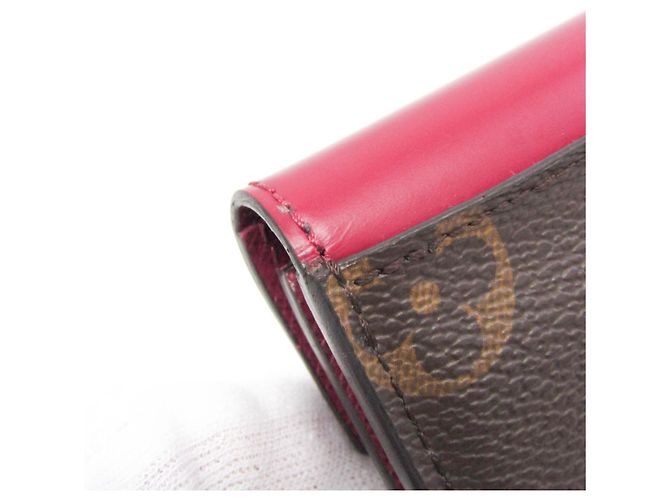 Louis Vuitton Monogram Zoe Geldbörse M62932 Braun Fuschia - Ansicht 10