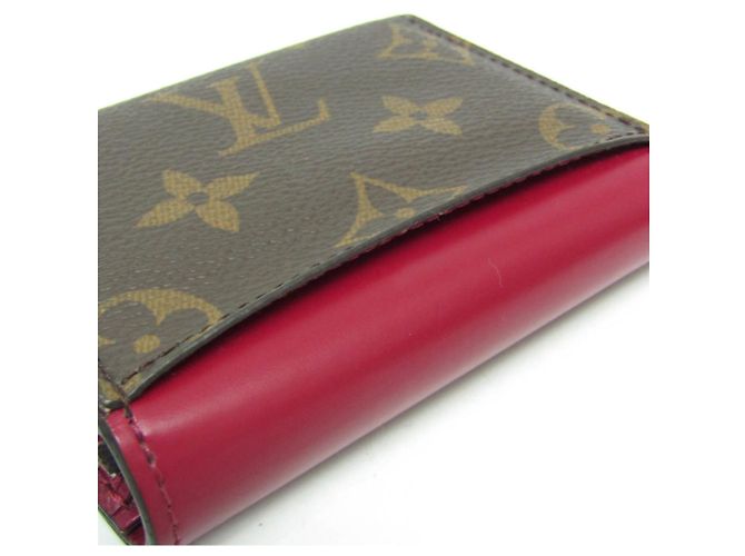 Louis Vuitton Monogram Zoe Geldbörse M62932 Braun Fuschia - Ansicht 11