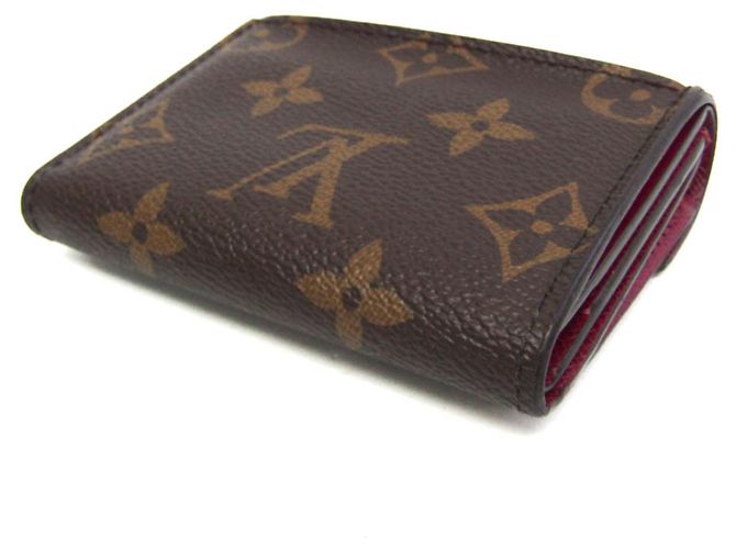 Louis Vuitton Monogram Zoe Geldbörse M62932 Braun Fuschia - Ansicht 2