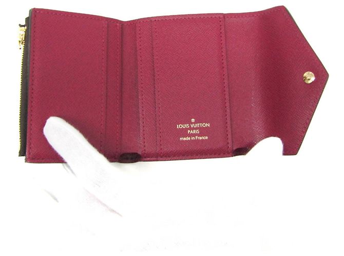 Louis Vuitton Monogram Zoe Geldbörse M62932 Braun Fuschia - Ansicht 3