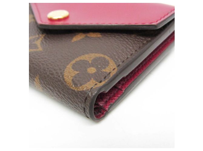 Louis Vuitton Monogram Zoe Geldbörse M62932 Braun Fuschia - Ansicht 5