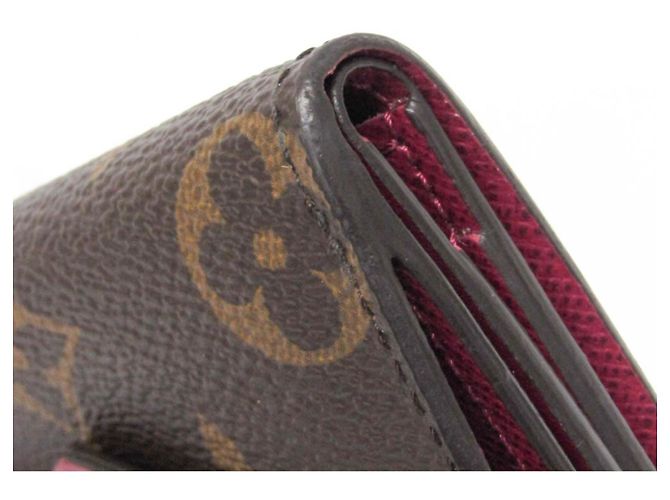 Louis Vuitton Monogram Zoe Geldbörse M62932 Braun Fuschia - Ansicht 6