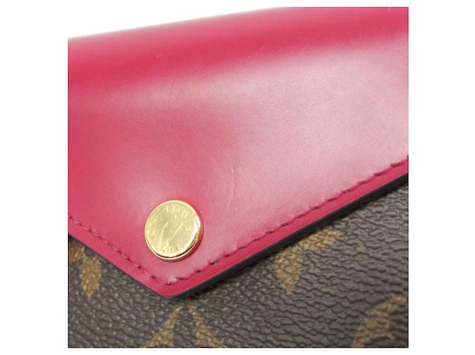 Louis Vuitton Monogram Zoe Geldbörse M62932 Braun Fuschia - Ansicht 9