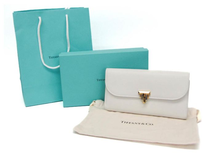 Tiffany & Co Tiffany Klapp-Wallet Weiß - Ansicht 2