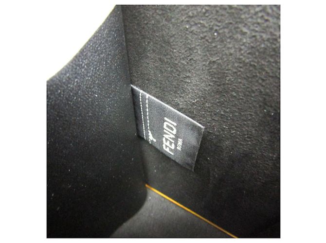 Borsa a spalla in pelle donna Fendi Box 7VA519 Giallo - vista 13
