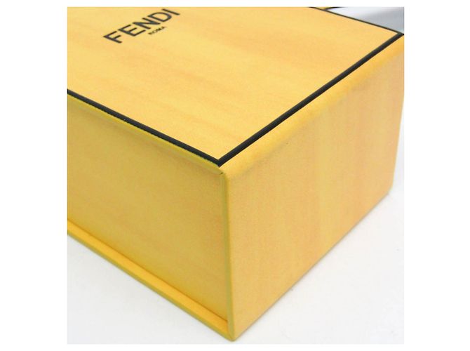 Borsa a spalla in pelle donna Fendi Box 7VA519 Giallo - vista 4