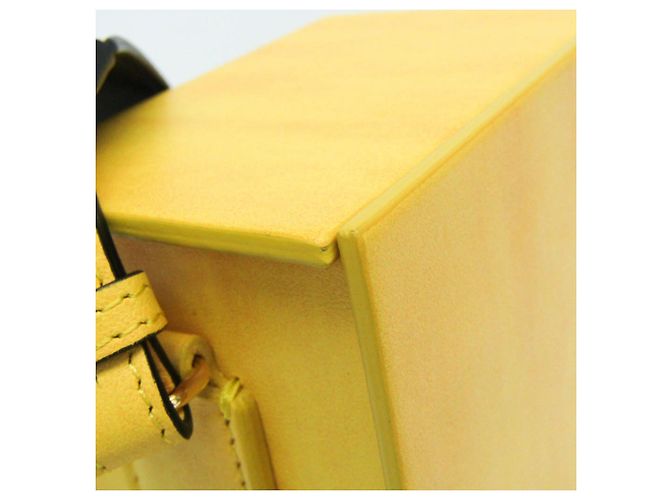 Borsa a spalla in pelle donna Fendi Box 7VA519 Giallo - vista 8