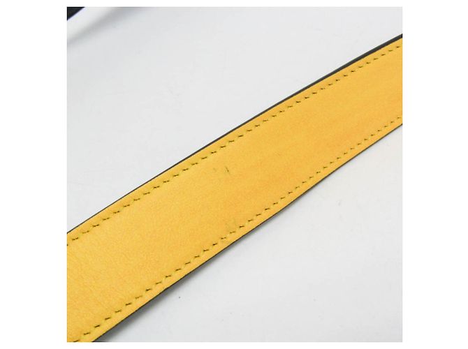 Borsa a spalla in pelle donna Fendi Box 7VA519 Giallo - vista 9