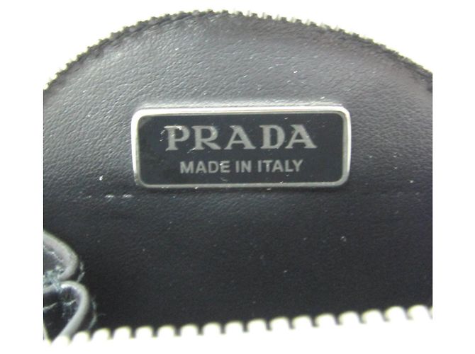 Monedero de cuero esmaltado SPAZZOLATO de Prada Blanco - vista 12