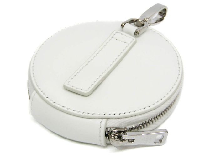 Monedero de cuero esmaltado SPAZZOLATO de Prada Blanco - vista 3