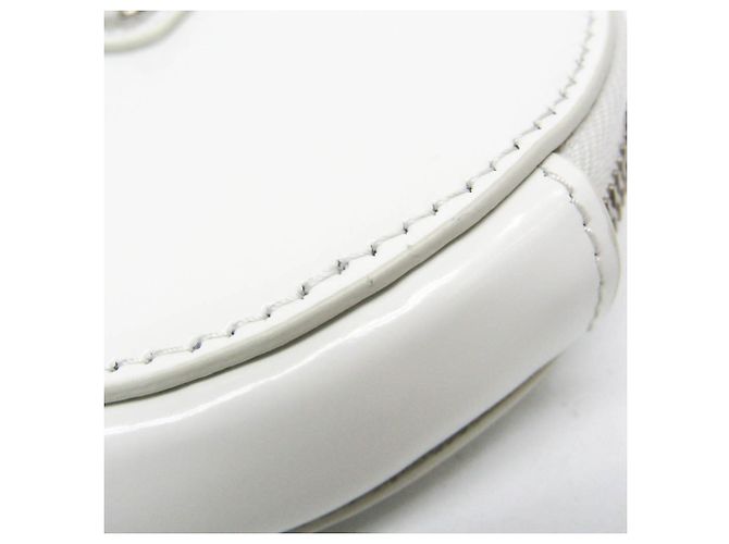 Monedero de cuero esmaltado SPAZZOLATO de Prada Blanco - vista 7