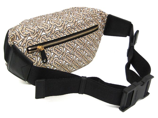 Marsupio/borsa a tracolla Burberry TB Monogram Nero Beige - vista 2