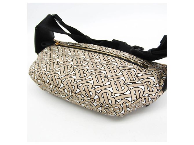 Marsupio/borsa a tracolla Burberry TB Monogram Nero Beige - vista 4