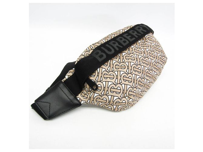 Marsupio/borsa a tracolla Burberry TB Monogram Nero Beige - vista 5
