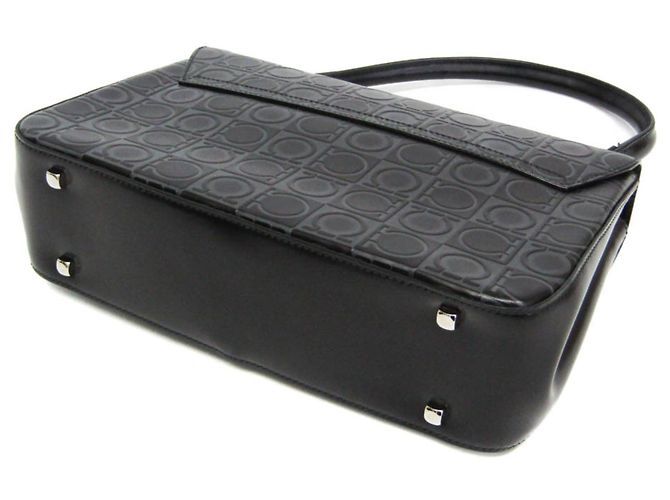 Borsa Gancini di Salvatore Ferragamo Nero - vista 2